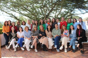 Group of women posing for a group photograph