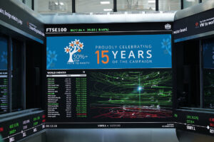 30% Club 15 year anniversary with LSE visuals